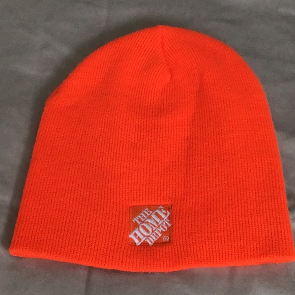 Unisex Orange Home Depot Beanie NWOT - Picture 1 of 6